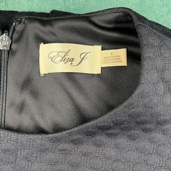 ELIZA J  Navy‎ and pink color block sleeveless dress size 6 - Picture 11 of 15